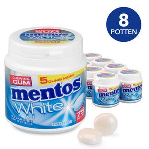 Mentos Mentos - White Sweetmint Gum 8 Stuks