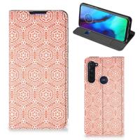 Motorola Moto G Pro | Hoesje met Magneet | Pattern Orange