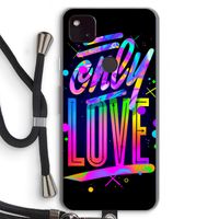 Only Love: Pixel 4a 5G Transparant Hoesje met koord