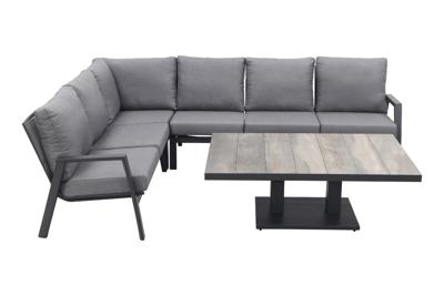 Azoren/Jersey loungeset - met verstelbare tafel - links & rechts