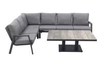 Azoren/Jersey loungeset - met verstelbare tafel - links & rechts