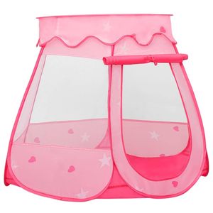 The Living Store Speeltent - Roze - 102x102x82 cm - Polyester