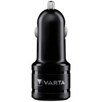 Varta Car Charger Dual USB USB-oplader 30 W Auto, Vrachtwagen Uitgangsstroom (max.) 5400 mA Aantal uitgangen: 2 x USB, USB-C bus - thumbnail