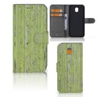 Samsung Galaxy J5 2017 | Book Style Case | Green Wood