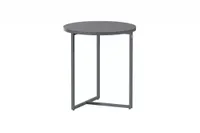 Valetta side table Alu 45 cm. Alu legs (H50) - thumbnail