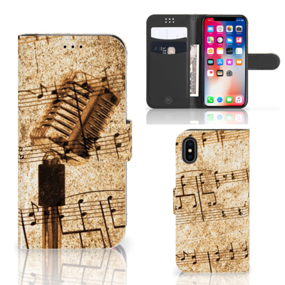 Apple iPhone X | Xs | Telefoonhoesje met foto | Bladmuziek