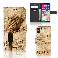 Apple iPhone X | Xs | Telefoonhoesje met foto | Bladmuziek