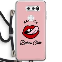 Badass Babes Club: LG V30 Transparant Hoesje met koord