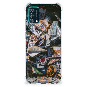 Samsung Galaxy M02s | A02s Anti-shock Hoesje met foto Badges