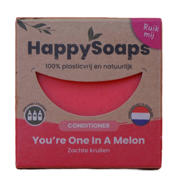 HappySoaps Melon Power Conditioner Bar