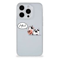 iPhone 15 Pro Telefoonhoesje met Naam Cow - thumbnail