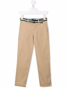 POLO RALPH LAUREN KIDS pantalon chino à taille ceinturée - Tons neutres