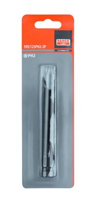 Bahco 2xbits ph1 125mm 1/4" standard | 59S/125PH1-2P