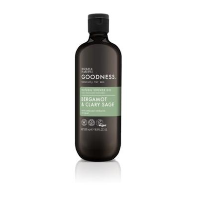 Goodness men showergel bergamot & clary sage 500 Milliliter