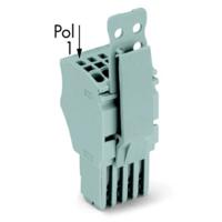 WAGO 2020-115/145-000 Connector, female Grijs 10 stuk(s) - thumbnail