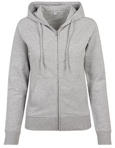 Build Your Brand BY069 Ladies` Terry Zip Hoody