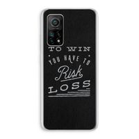 Risk loss: Xiaomi Mi 10T 5G Transparant Hoesje Risk loss: Xiaomi Mi 10T 5G Transparant Hoesje