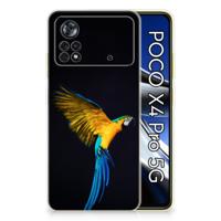 Xiaomi Poco X4 Pro 5G | TPU Hoesje | Papegaai