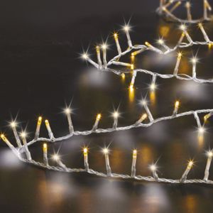 Feeric lights and christmas clusterlichtjes helder wit -1875cm -750 leds   -