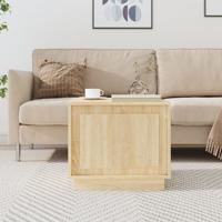 Salontafel 51x50x44 cm bewerkt hout sonoma eikenkleurig