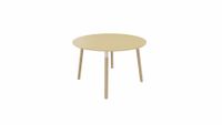 Tafel 9311 rond - 80 cm. - Wit - Beuken - Beuken naturel