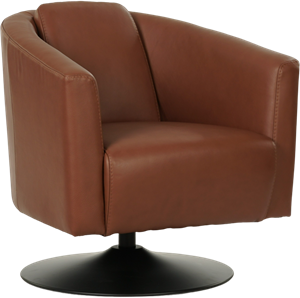 Leren draaifauteuil Press - Echt leer, Landelijk, Comfortabel en kies uit meer dan 150+ kleuren - Ontdek de Vele Leersoorten en Kleuren bij ShopX