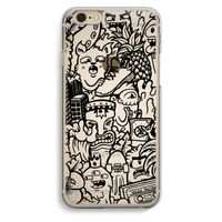 Vexx Black Mixtape: iPhone 6 / 6S Transparant Hoesje