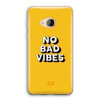 No Bad Vibes: HTC U Play Transparant Hoesje