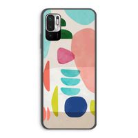 Bold Rounded Shapes: Xiaomi Redmi Note 10 5G Transparant Hoesje