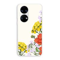 Wilde bloemen: Huawei P50 Transparant Hoesje