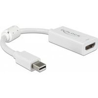 Delock 63935 Mini DisplayPort 1.4 Adapter naar HDMI 4K 60 Hz met HDR-functie Actief wit - thumbnail