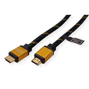 ROLINE GOLD HDMI High Speed Kabel, M/M, 1 m