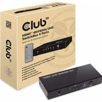 CLUB3D HDMI 2.0 UHD SwitchBox 4 Ports