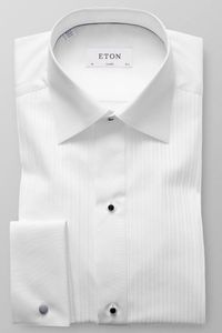 ETON Classic Fit Gala shirt wit, Effen