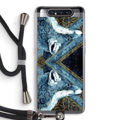 Golden Fox: Samsung Galaxy A80 Transparant Hoesje met koord
