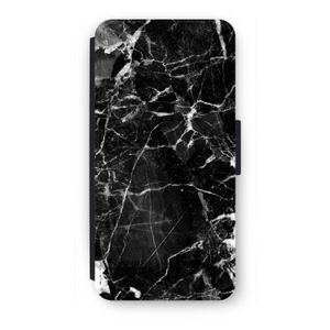 Zwart Marmer 2: iPhone SE 2020 Flip Hoesje