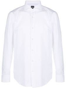 BOSS Hank Spread long-sleeve shirt - Blanc