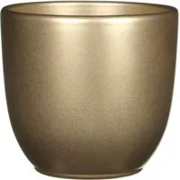 Mica Decorations bloempot Tusca rond 13,5x13cm goud