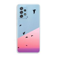 Fly away: Samsung Galaxy A73 Transparant Hoesje Fly away: Samsung Galaxy A73 Transparant Hoesje