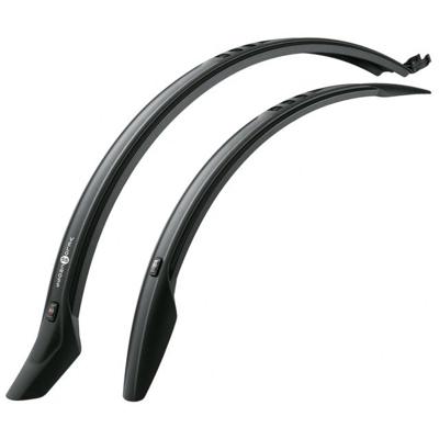 Sks stel spatborden 28" opdruk universeel zwart framebev.