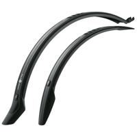 Sks stel spatborden 28" opdruk universeel zwart framebev.