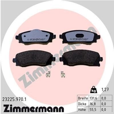 Remblokkenset, schijfrem rd:z 232259701