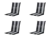 Kussen lage rug ca. 105x50 cm Alice grey (4 stuks) Madison - Madison