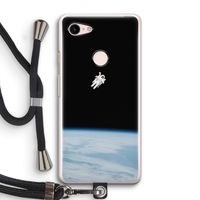 Alone in Space: Pixel 3 Transparant Hoesje met koord