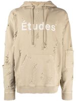 Etudes hoodie Ensemble à effet usé - Marron - thumbnail