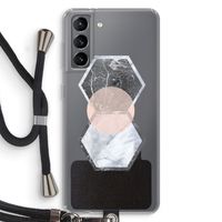 Creatieve toets: Samsung Galaxy S21 Transparant Hoesje met koord