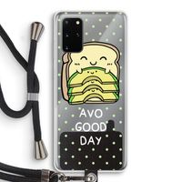 Avo Good Day: Samsung Galaxy S20 Plus Transparant Hoesje met koord