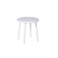 Vito bijzettafel dia. 46xH45 mat Wit - Garden impressions