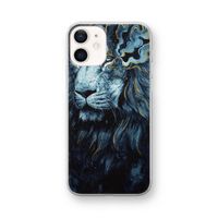 Darkness Lion: iPhone 12 mini Transparant Hoesje
