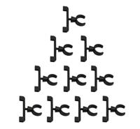 Unbranded Prijskaartklem pvc verstelbaar zwart ds a 10